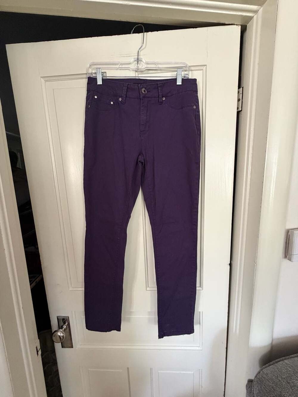 Royalty by YMI Women's Purple Stretch Skinny Jeans Size 8